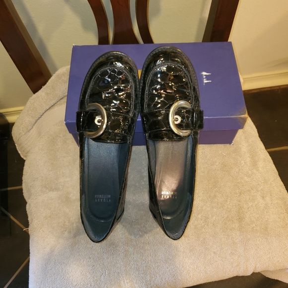 Stuart Weitzman crocodile leather loafers - Picture 2 of 4